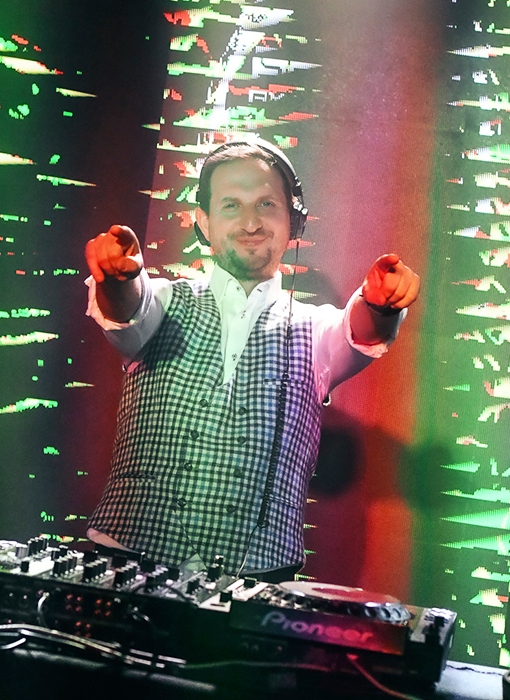 DJ Marsel w trakcie imprezy
